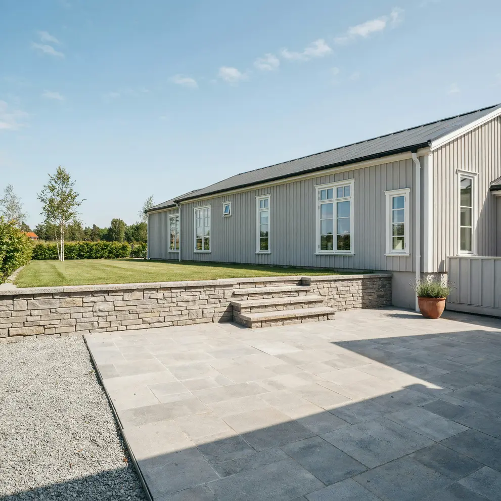 stensattning bygga stodmur